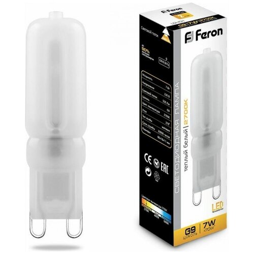    FERON 7W 230V G9 2700K, LB-431 25755,  528 Feron