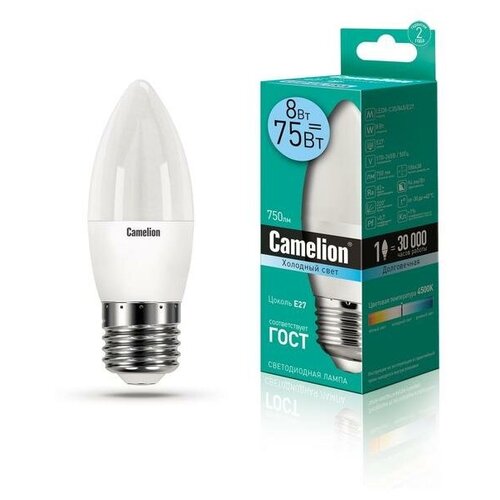    LED8-C35/845/E27 8  4500 . E27 750 170-265 Camelion 12390 (4. .),  855 CAMELION