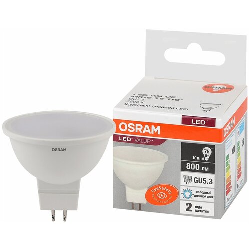    MR 16 10W GU5.3 220-240V 865    OSRAM,  385 Osram