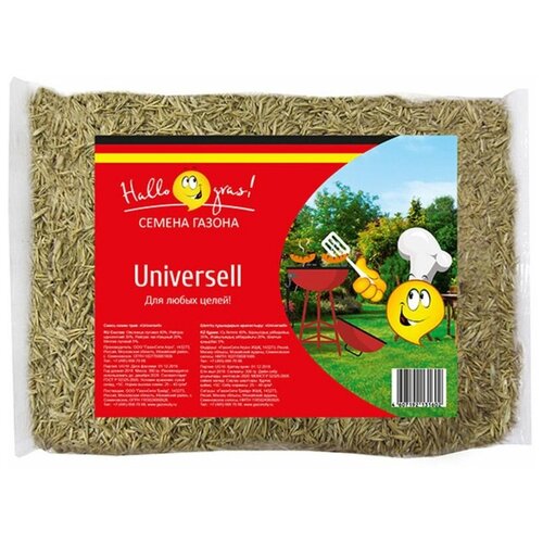 Семена газонной травы Универсальная UNIVERSELL GRAS 0,3кг для дачи, сада, огорода, теплицы / рассады в домашних условиях, цена 496р
