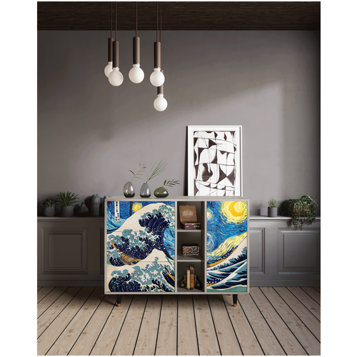  - STORYZ - BS2 The Great Wave off Kanagawa by Hokusai, 125 x 97 x 48 , ,  48990