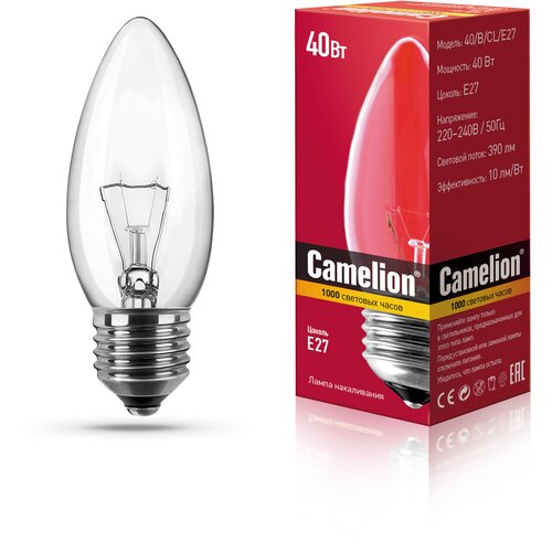 Camelion B E27 40W   40/B/CL/E27 (. 318293),  83