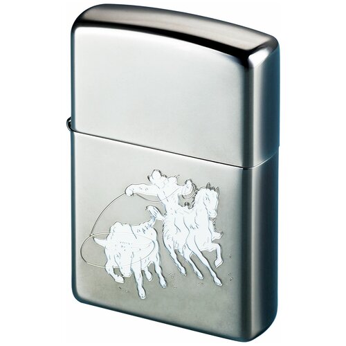   ZIPPO Bull roping Black Ice,  5870