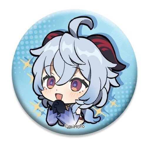  Genshin Impact   Chibi Expressions Character Can Badge Ganyu 6974096530106,  299