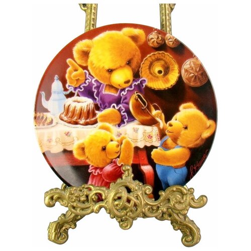 Коллекционная тарелка серии Мишка Teddy и его друзья, цена 2600р