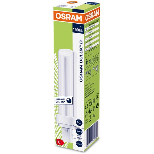   . DULUX D 18W/840 G24d-2 OSRAM 4050300012056,  227