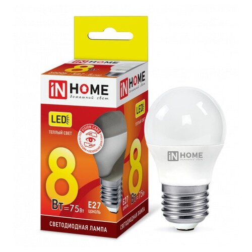 ����� ������������ LED-���-VC 8�� 230� �27 3000� 720�� IN HOME (5 ����) (���. 4690612020563), ���� 468�