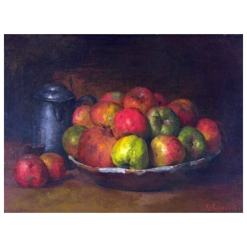         (Still Life with Apples and a Pomegranate)   53. x 40.,  1800