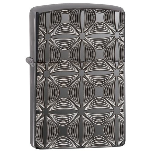  Zippo 29665  Armor Decorative Pattern Design Black Ice,  8790