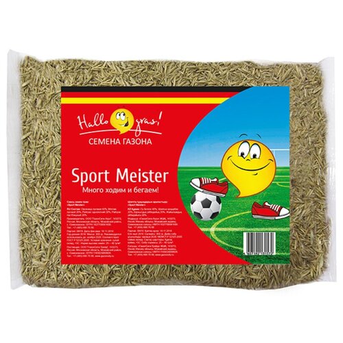 Семена газонной травы SPORT MEISTER GRAS Газон Сити 0,3 кг, цена 486р