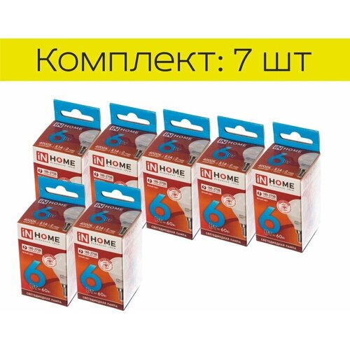 �������� In Home LED-���-VC E14 6W 230� 4000K 480Lm 4690612020518, ���� 669�
