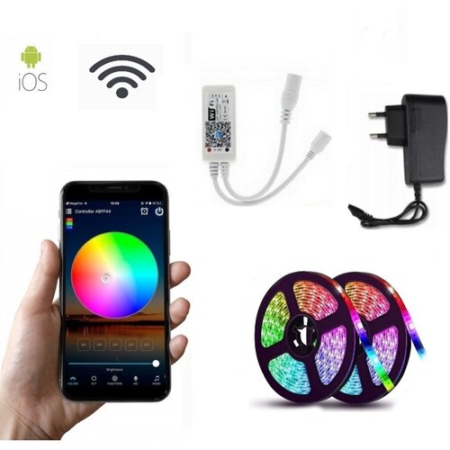 ������������ Wifi ����� ������� (RGB) Led smd 5050 10m � ������ �������, ������� � Wifi, ���������� ����� ���������� �� ��������� (����), ���� 2169�
