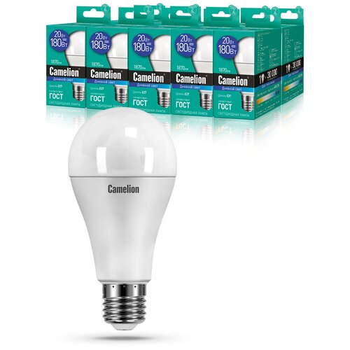   Camelion  A65, E27, 20 LED20-A65/865/E27,   10 ,  2630