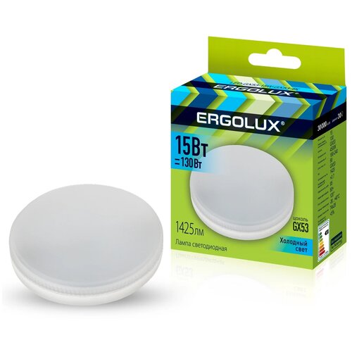   Ergolux 14239, GX53, 15 , 4500 ,  134