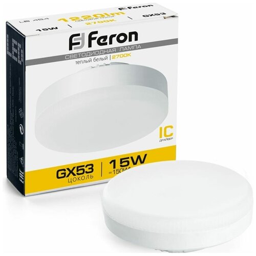 ����� ������������ Feron LB-454 GX53 15W 2700K, ���� 159�