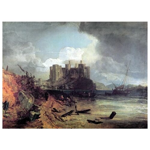     (Conway Castle) Ҹ  54. x 40.,  1810