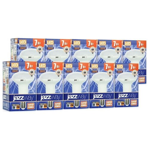   10   Jazzway PLED-SP R50 7w 3000K E14,  989