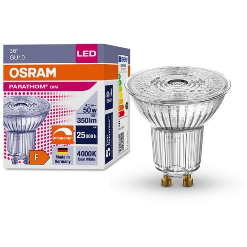 Osram / Ledvance PARATHOM DIM PAR16 50 36 4.5 W/4000 K GU10,  685