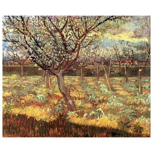        (Apricot Trees in Blossom)    49. x 40.,  1700
