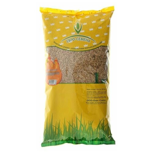 Газонная травосмесь (семена) Евро-Ремонт 1 кг для восстановления травостоя , задернения проплешин, цена 490р
