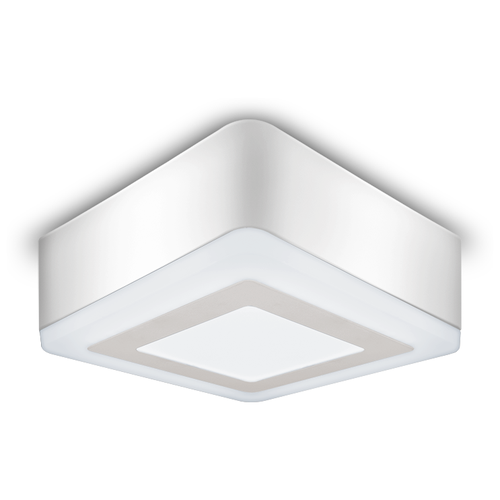Потолочный светильник GAUSS LED Backlight BL223 Квадрат. Акрил, 6+3W, LED 4000K, 145*145, 1/30, цена 1465р