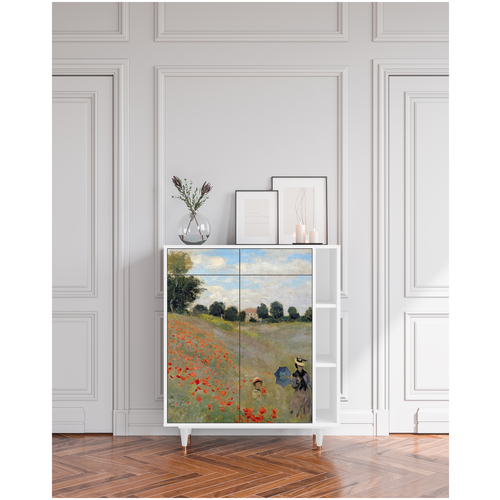  - STORYZ - S3 The Poppy Field near Argenteuil by Claude Monet , 115 x 84 x 41 , ,  33990