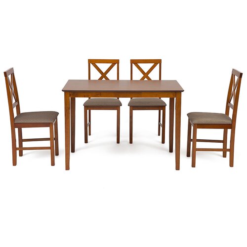   TETCHAIR  ( + 4 )/ Hudson Dining Set  /, : 1107075 / : 444289, cappuccino ( ),  .-.,  21260