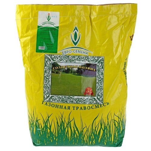 Семена газона Евро-Семена Солнечная поляна 5 кг, цена 2560р
