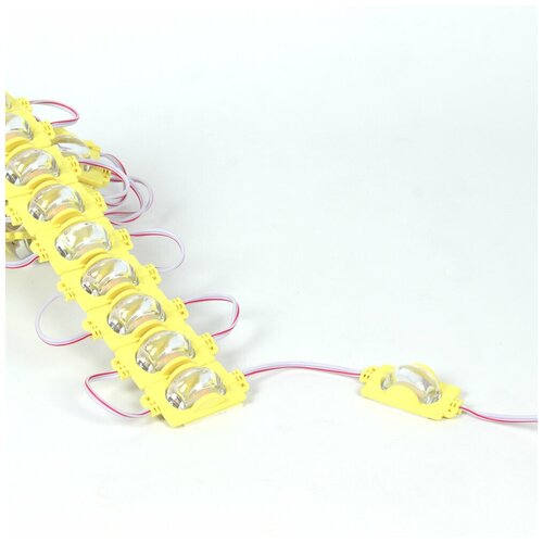   3 led 2835 MOD108 (12V, 1.5W, yellow, IP65),  43