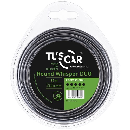 Tuscar    Round Whisper Duo, Professional, 2.0mmx15m 10172520-15-1,  695