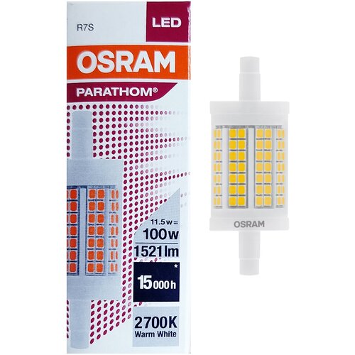   Osram 12W=100W 220V R7s 78    1521 2700K,  1,  1401