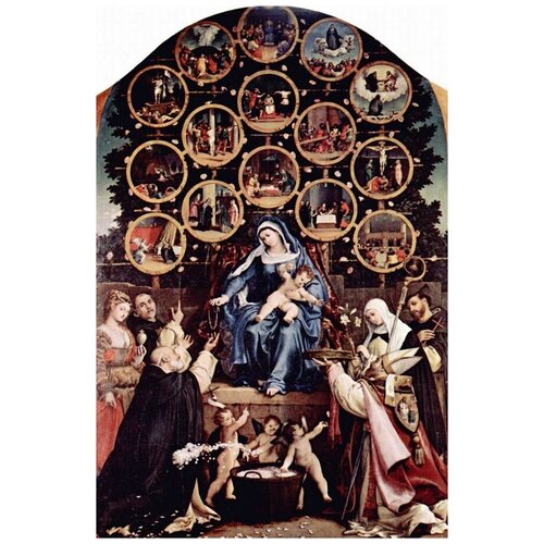       (Madonna of the Rosary)   50. x 76.,  2700