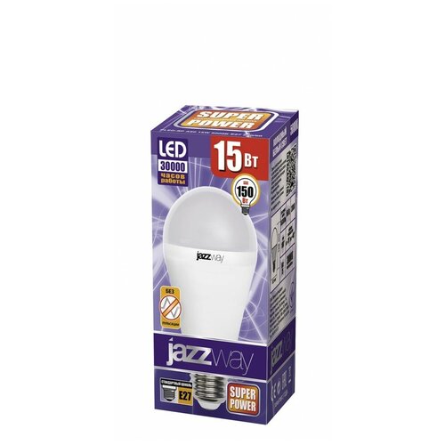   PLED- SP A60 15W E27 5000K (15W=150, 1400Lm) 230/50 Jazzway,  298