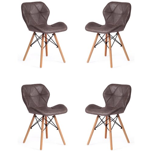 �������� ������� (4 ��.) TetChair STUTTGART (mod. 74), �������, ������ ������, ������, 50 � 47 � 73 ��, �������� ����� RH02-26/�����������, ���� 15560�