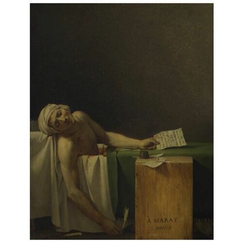      (1793) (Marat Assassinated)  - 40. x 52.,  1760