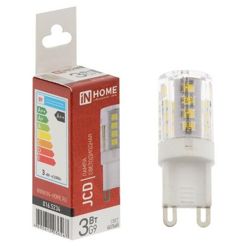   IN HOME LED-JCD, 3 , 230 , G9, 4000 , 290 ,  168