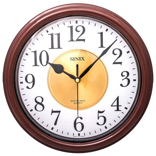    Sinix Wall Clocks 4065B-BRN,  4640 Sinix