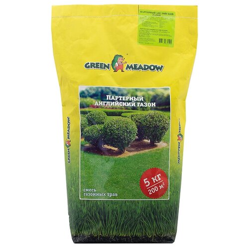 GREEN MEADOW Семена газона Партерный (Английский) , 5 кг, цена 3871р