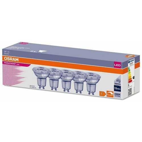   OSRAM  4.5 220 GU10 PAR16 350 4000     5/,  1,  2871