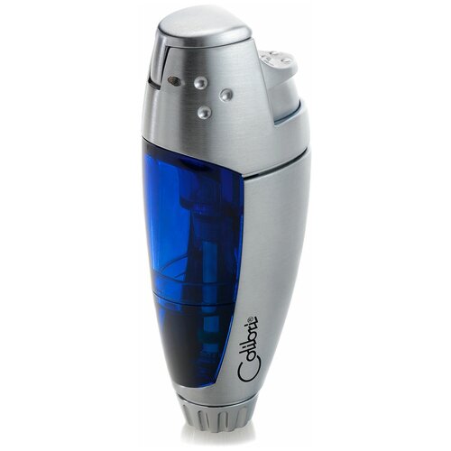   Colibri OF LONDON Talon Stainless Silver w & Blue see-through tank,  4550