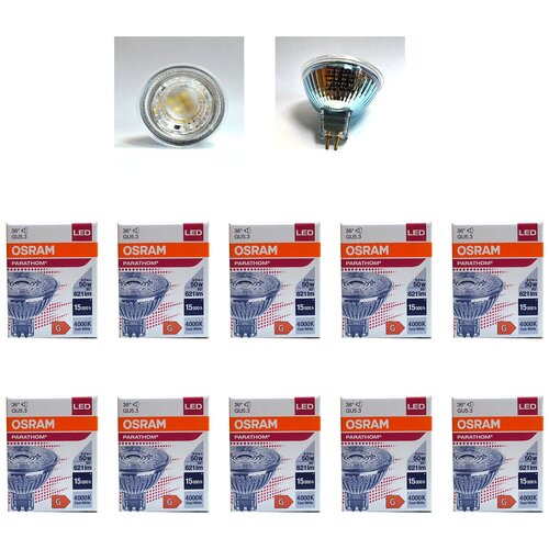 �������� ������������ OSRAM ����� MR16 GU5.3 8�� 12� 621�� 4000� ������� �����, �������� 10��, ���� 8649�