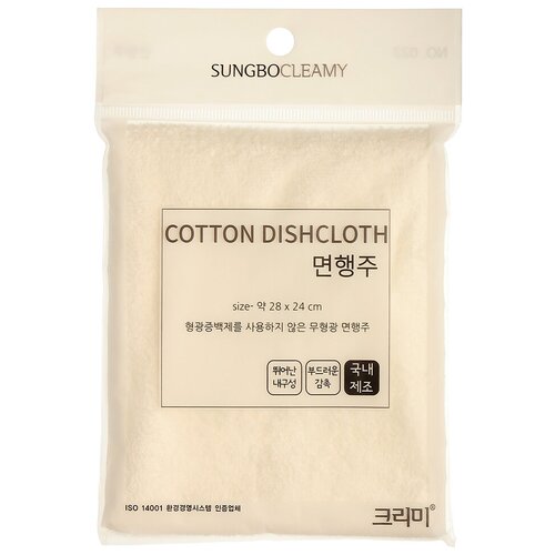   Sungbo Cleamy Cotton Dishcloth 1PC, 1 ,  240