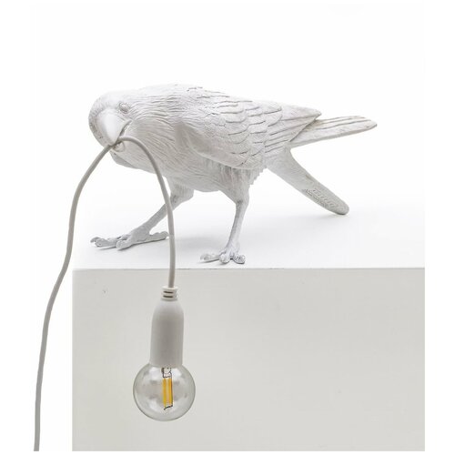   Seletti Bird Lamp White Playing,  35700