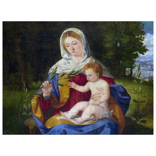          (The Virgin and Child with a Shoot of Olive)   67. x 50.,  2470
