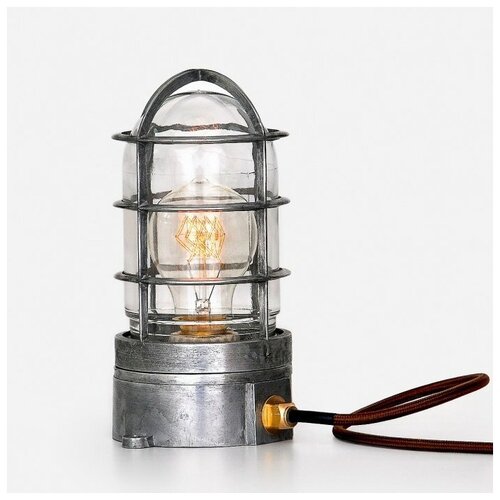   Steampunk Cage Glass Edison Table lamp,  18400