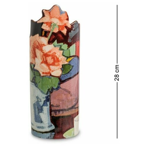   Pink Roses, Chinese Vase    (Silhouette dart Parastone) pr-SDA21 113-107985,  6248 Parastone