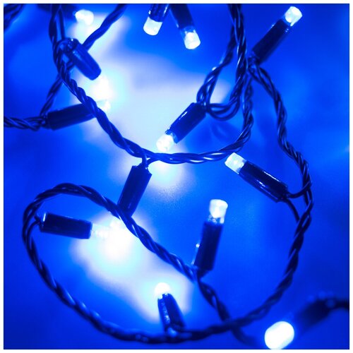   ARD-STRING-CLASSIC-10000-BLACK-100LED-FLASH BLUE (230V, 7W) (Ardecoled, IP65),  3070