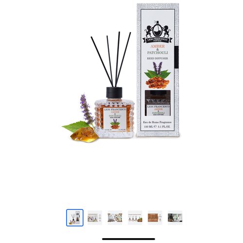   /    /   lion francesco Reed Diffuser Amber & Patchouli,  1590