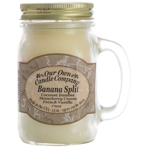 Our Own Candle Company   Banana Split  370,  1690