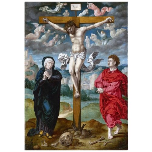     (The Crucifixion - Central Panel)     50. x 72.,  2590